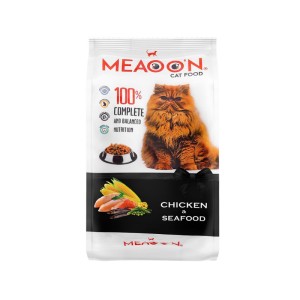 MEAOON CAT FOOD CHICKEN & SEAFOOD 400GM